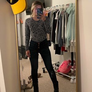 Black and White Bodysuit